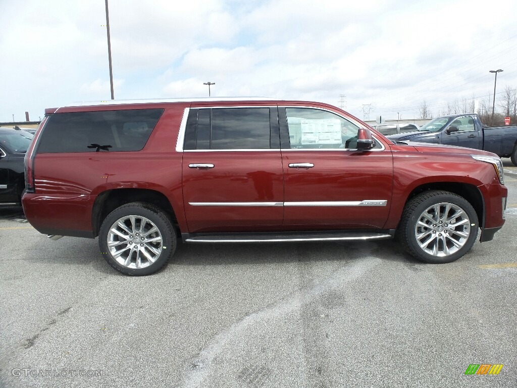 Red Passion Tintcoat 2018 Cadillac Escalade ESV Luxury 4WD Exterior Photo #125961107
