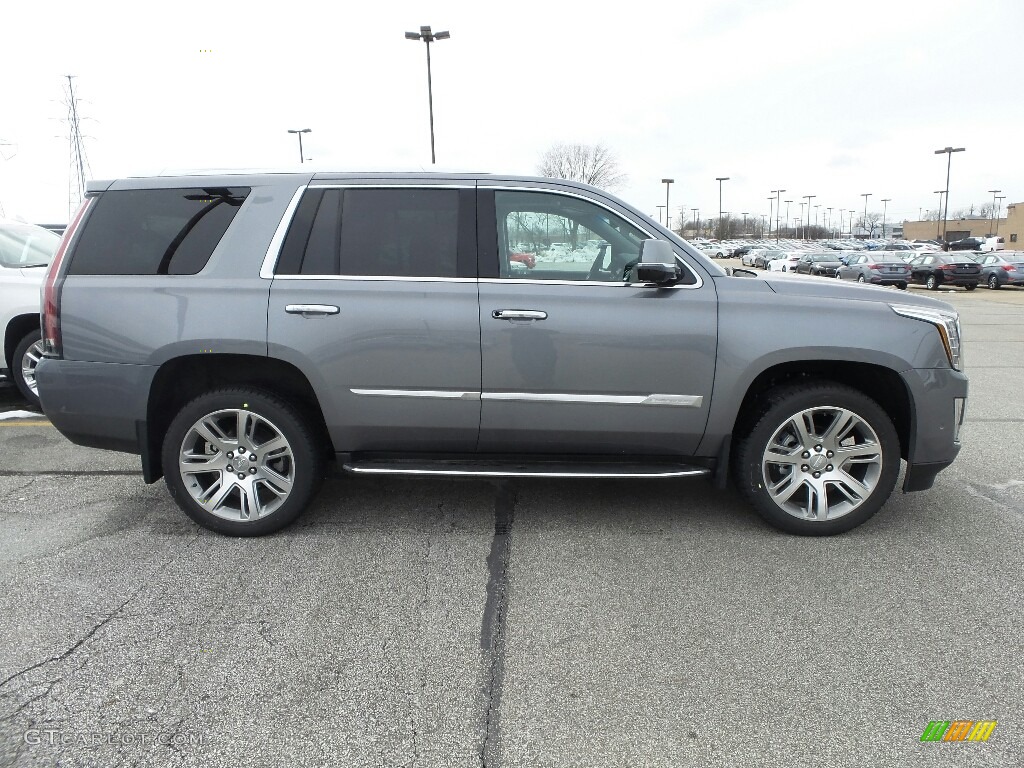 Satin Steel Metallic 2018 Cadillac Escalade Luxury 4WD Exterior Photo #125961209