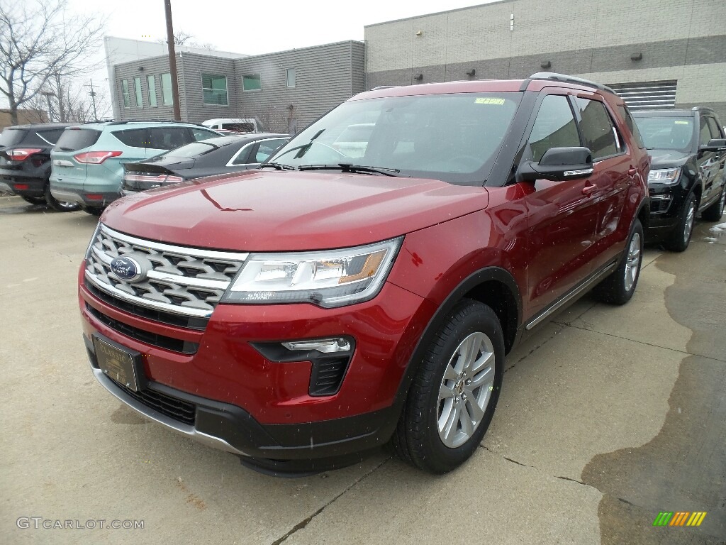 2018 Explorer XLT 4WD - Ruby Red / Ebony Black photo #1