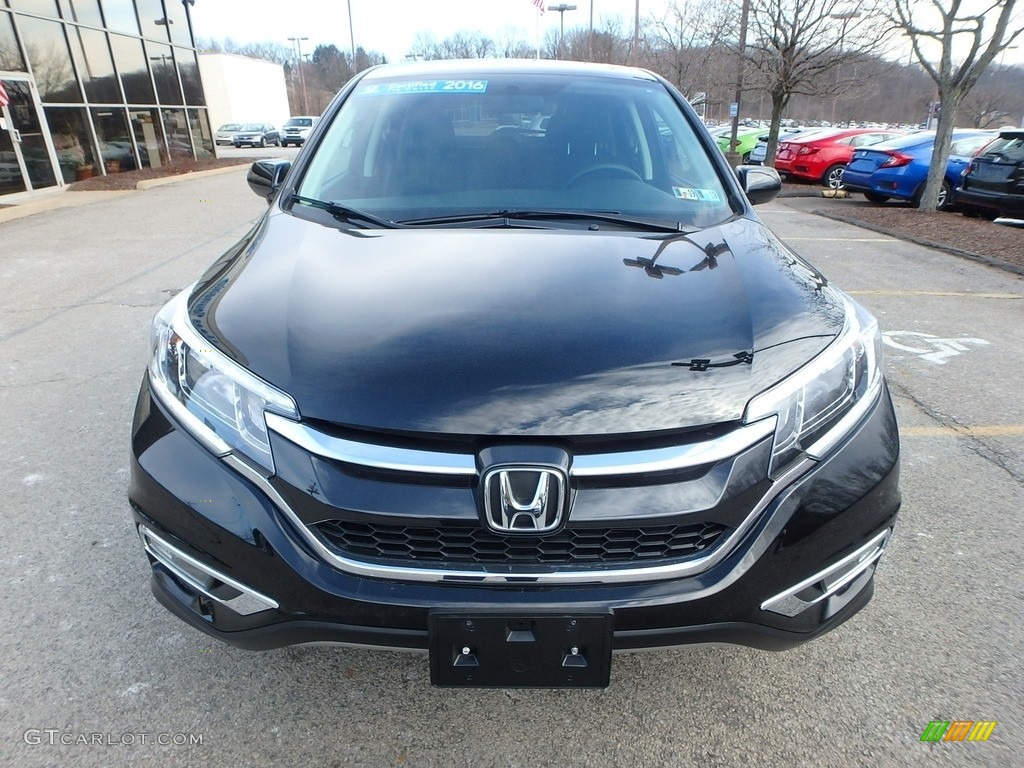 2016 CR-V EX AWD - Crystal Black Pearl / Black photo #9