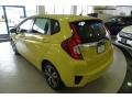 2015 Mystic Yellow Pearl Honda Fit EX  photo #9