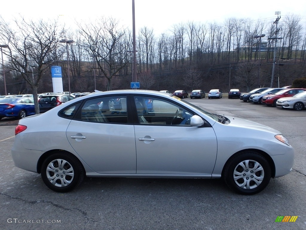 2010 Elantra GLS - Liquid Silver / Beige photo #6
