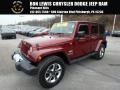 Red Rock Crystal Pearl 2010 Jeep Wrangler Unlimited Sahara 4x4