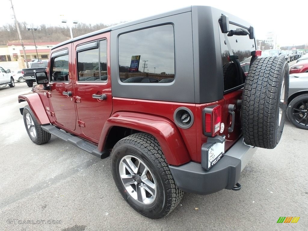 2010 Wrangler Unlimited Sahara 4x4 - Red Rock Crystal Pearl / Dark Slate Gray/Medium Slate Gray photo #3