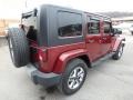 2010 Red Rock Crystal Pearl Jeep Wrangler Unlimited Sahara 4x4  photo #6