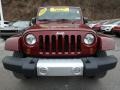 2010 Red Rock Crystal Pearl Jeep Wrangler Unlimited Sahara 4x4  photo #9