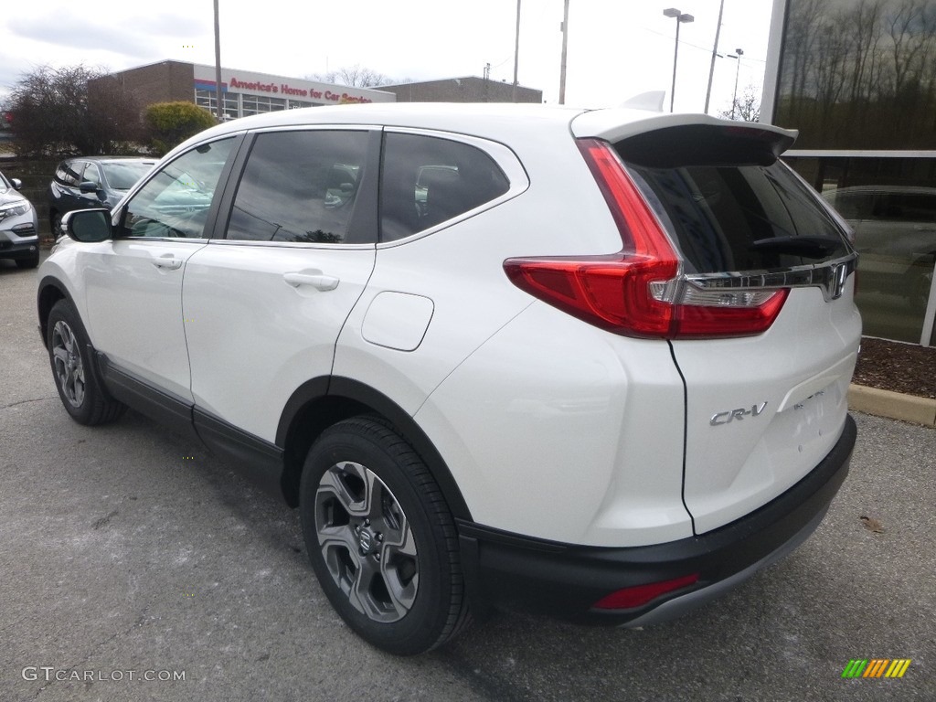 2018 CR-V EX AWD - White Diamond Pearl / Black photo #2