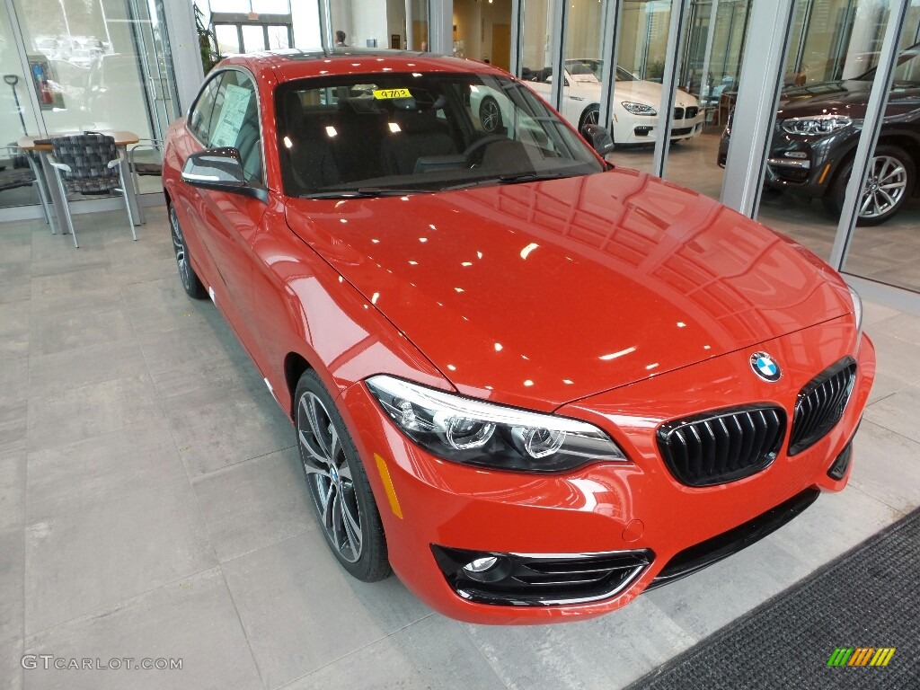 2018 2 Series 230i xDrive Coupe - Melbourne Red Metallic / Black photo #1