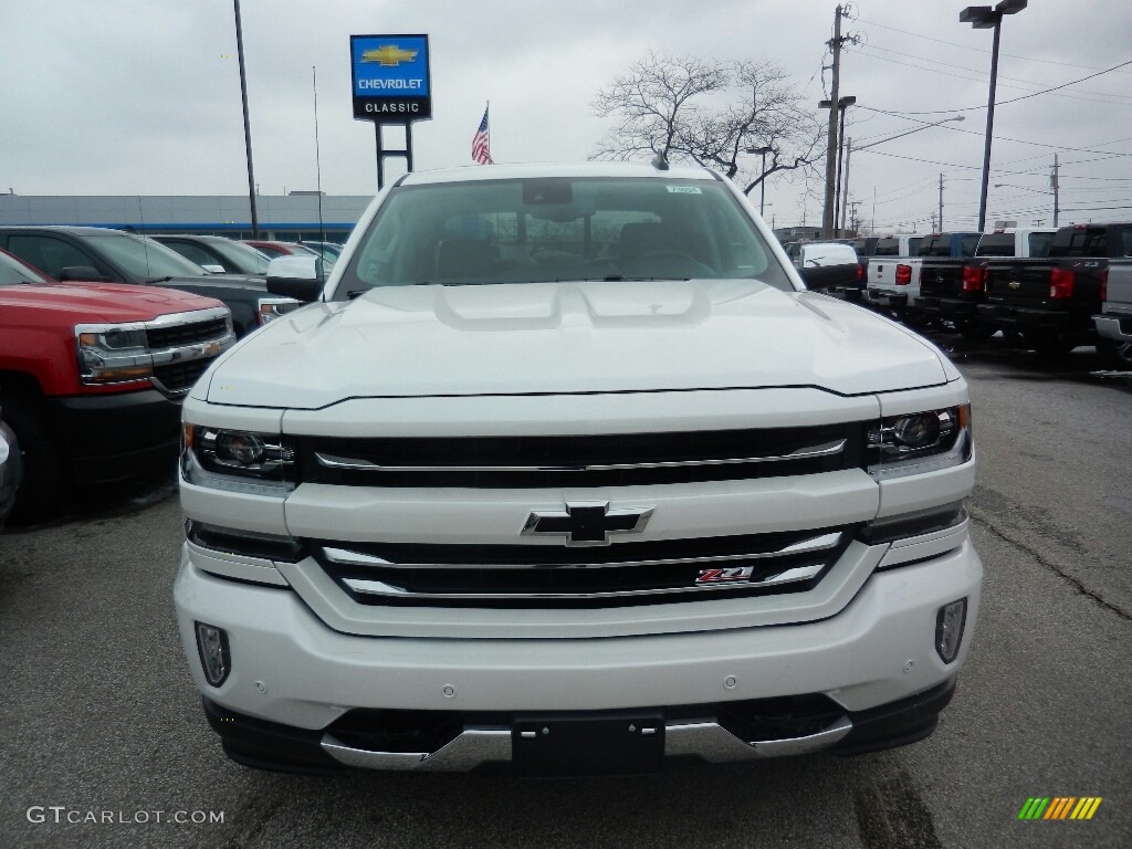 2018 Silverado 1500 LTZ Crew Cab 4x4 - Iridescent Pearl Tricoat / Jet Black photo #2