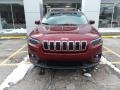 2019 Velvet Red Pearl Jeep Cherokee Latitude Plus 4x4  photo #2