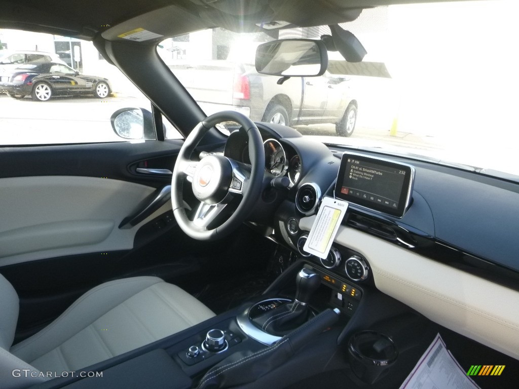 2018 Fiat 124 Spider Lusso Roadster Ivory Dashboard Photo #125971310