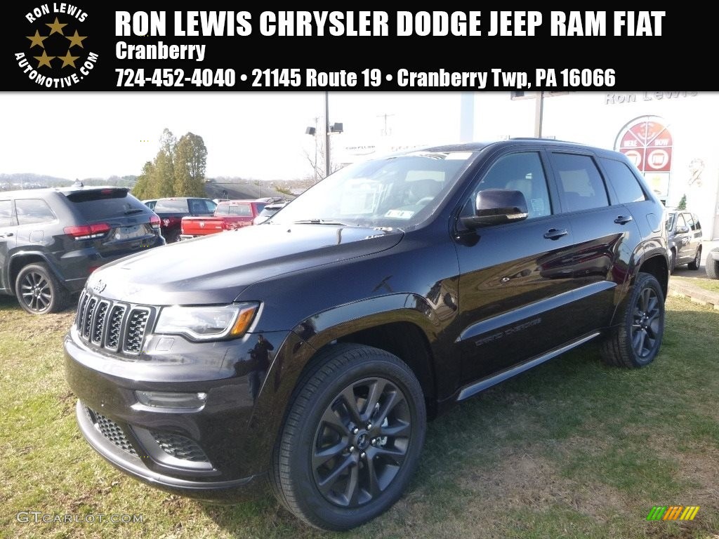 2018 Grand Cherokee Overland 4x4 - Sangria Metallic / Black photo #1