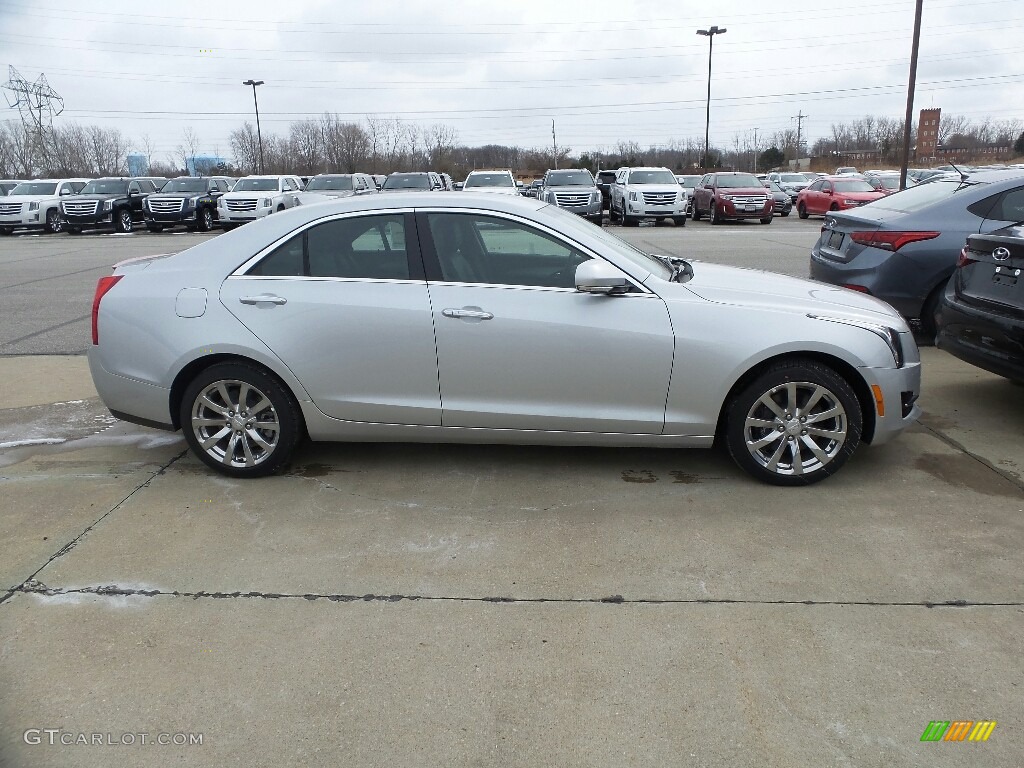 Radiant Silver Metallic 2018 Cadillac ATS Luxury AWD Exterior Photo #125974133