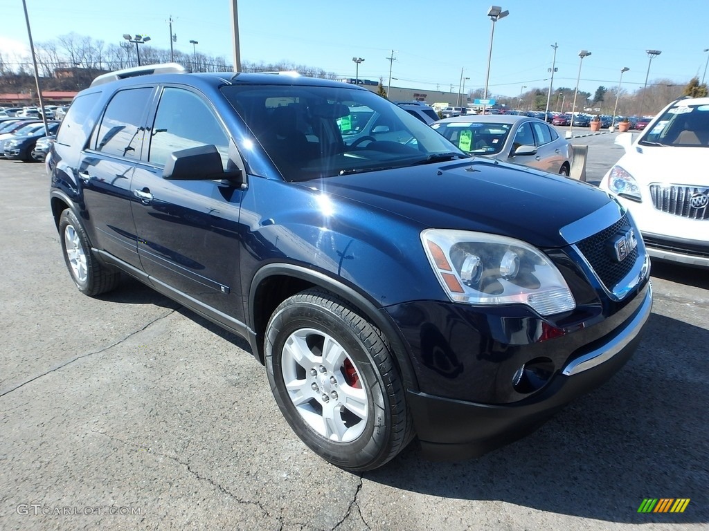 2009 Acadia SLE AWD - Deep Blue Metallic / Ebony photo #5