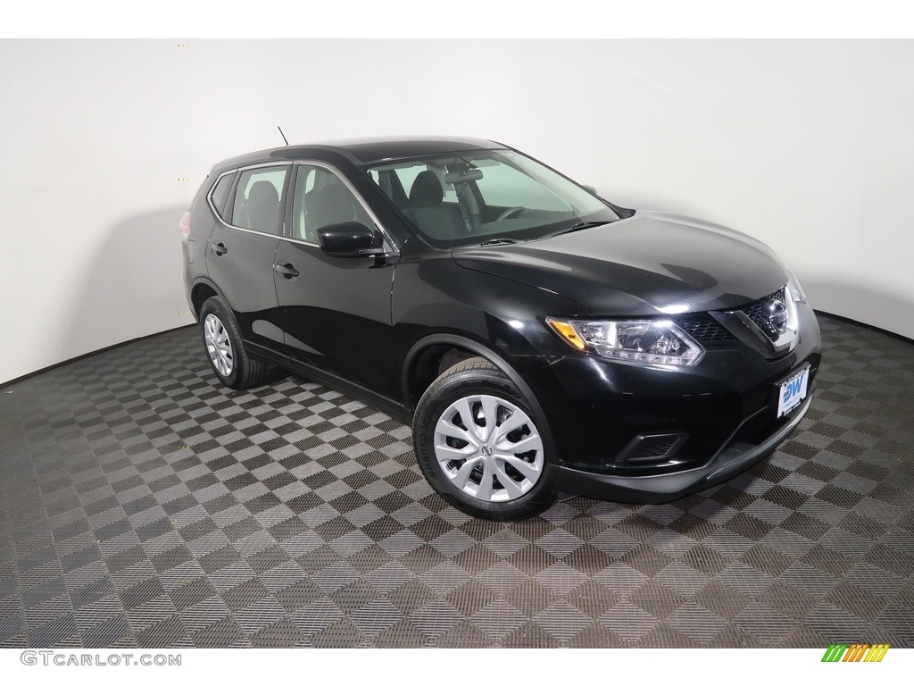 2016 Rogue S AWD - Magnetic Black / Charcoal photo #5
