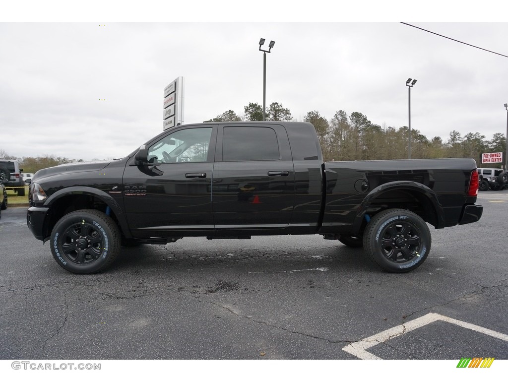 Brilliant Black Crystal Pearl 2018 Ram 2500 Big Horn Mega Cab 4x4 Exterior Photo #125977661