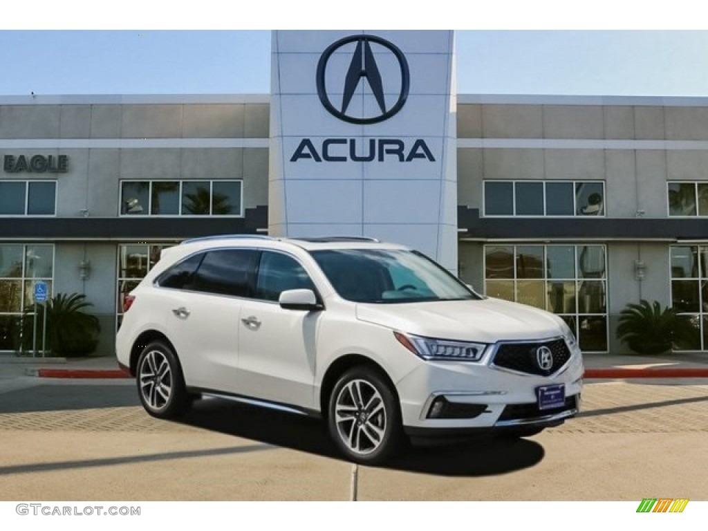 White Diamond Pearl Acura MDX