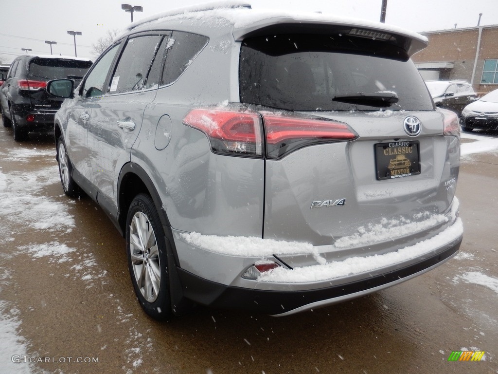 2018 RAV4 Limited AWD - Silver Sky Metallic / Black photo #2