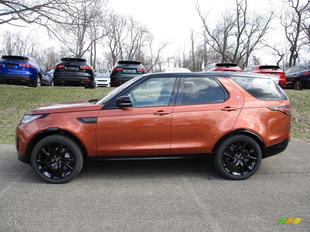 Namib Orange Metallic 2018 Land Rover Discovery HSE Luxury Exterior Photo #125980377