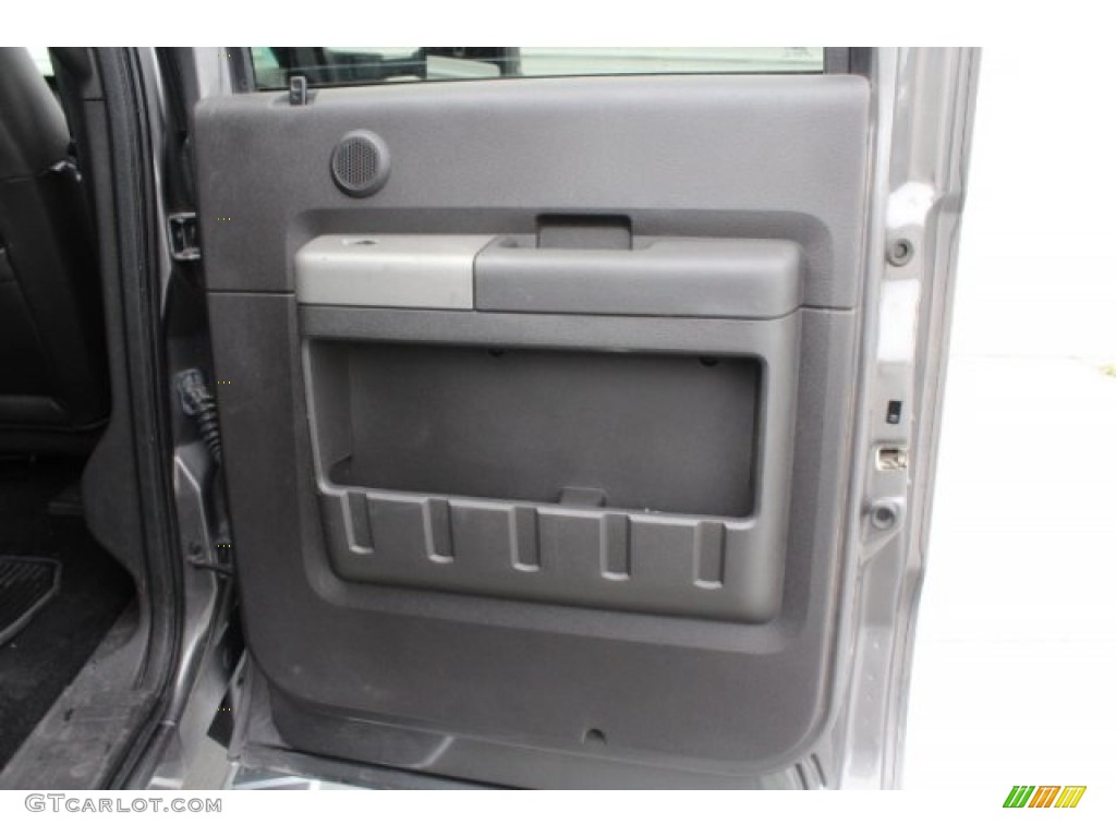 2012 F250 Super Duty Lariat Crew Cab 4x4 - Sterling Grey Metallic / Black photo #30