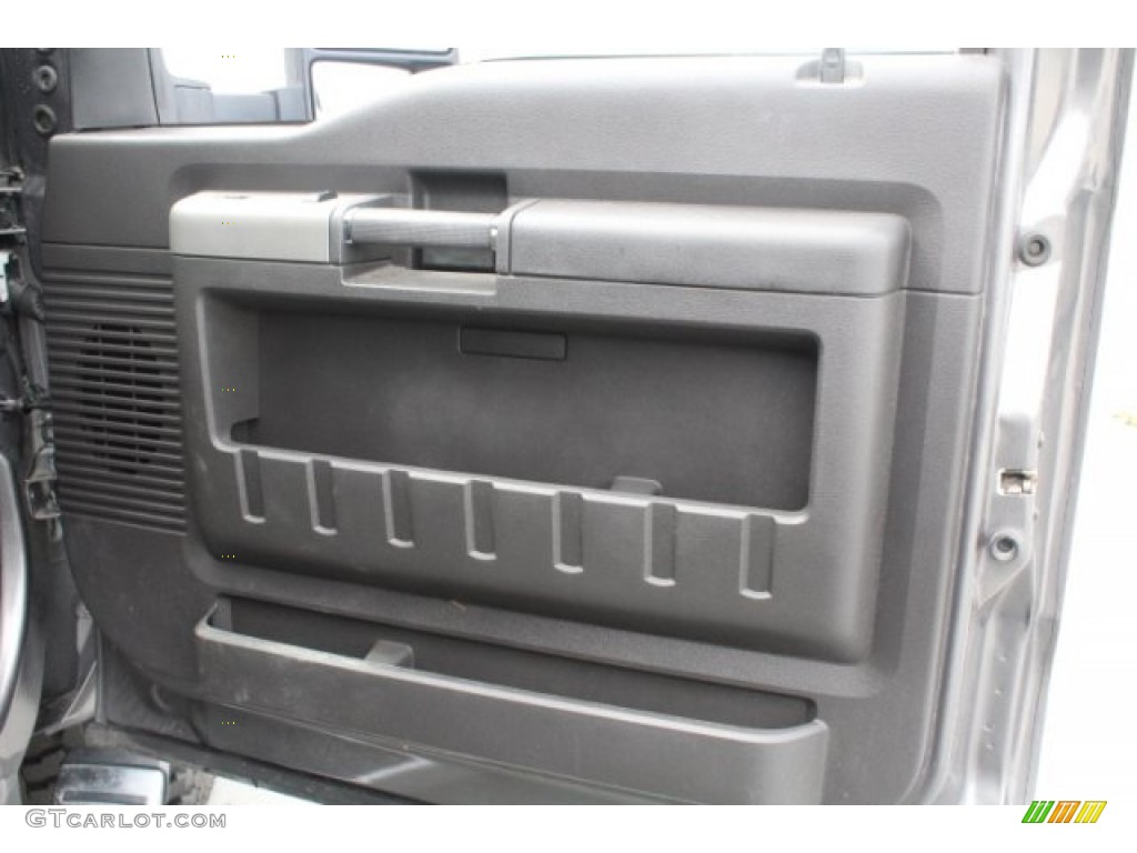 2012 F250 Super Duty Lariat Crew Cab 4x4 - Sterling Grey Metallic / Black photo #32
