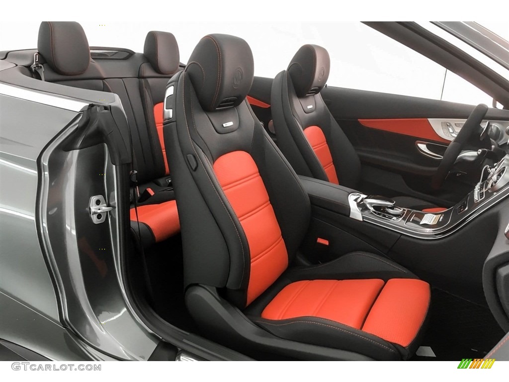 2018 Mercedes-Benz C 63 S AMG Cabriolet Front Seat Photo #125983824