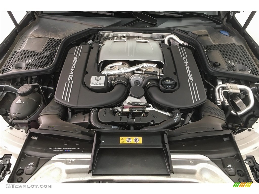 2018 Mercedes-Benz C 63 S AMG Cabriolet 4.0 Liter AMG biturbo DOHC 32-Valve VVT V8 Engine Photo #125983905