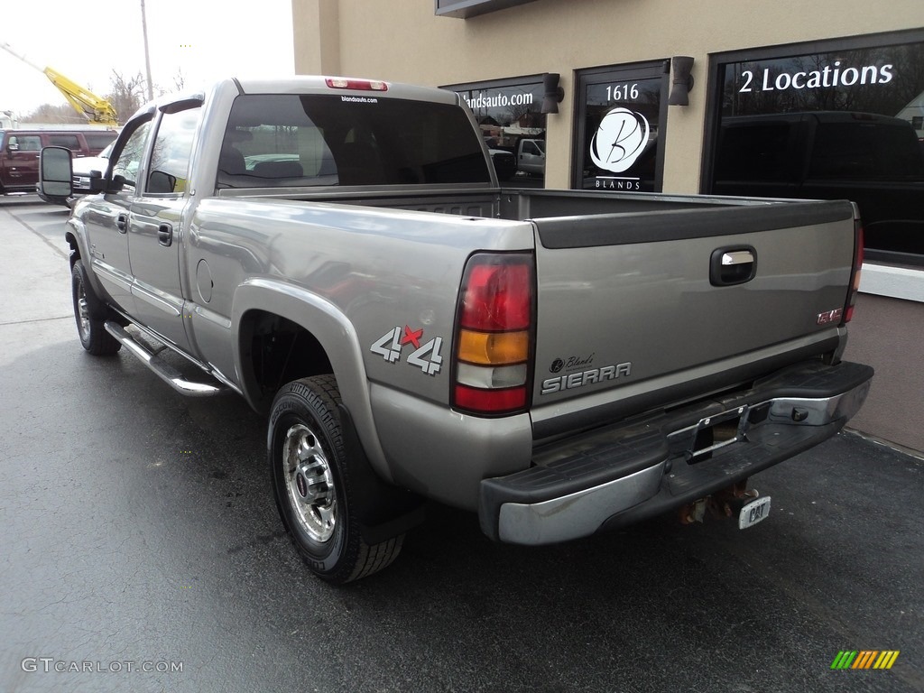 2007 Sierra 2500HD Classic SLE Crew Cab 4x4 - Steel Gray Metallic / Dark Charcoal photo #3
