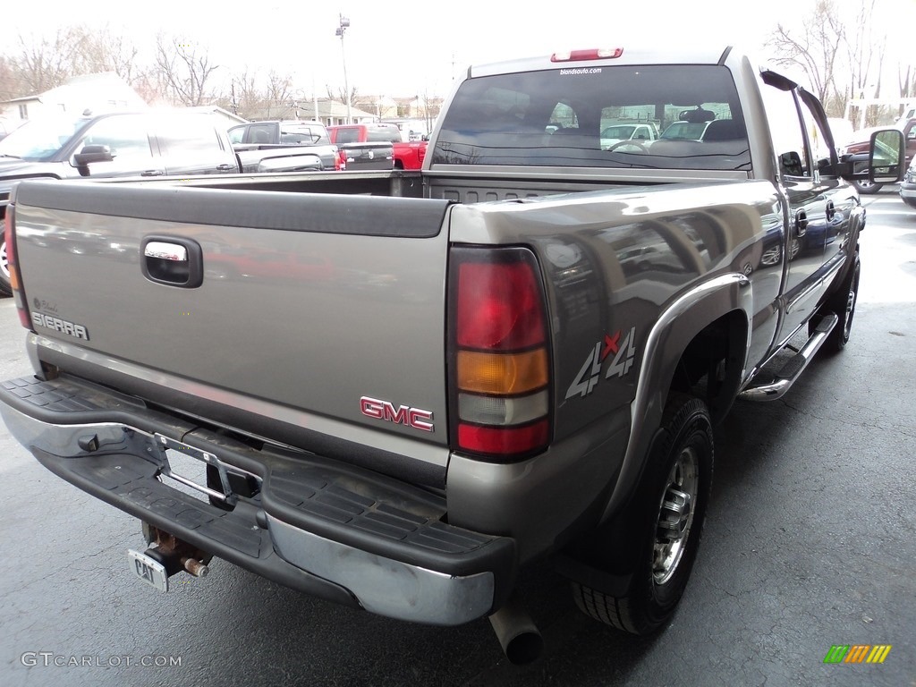 2007 Sierra 2500HD Classic SLE Crew Cab 4x4 - Steel Gray Metallic / Dark Charcoal photo #4
