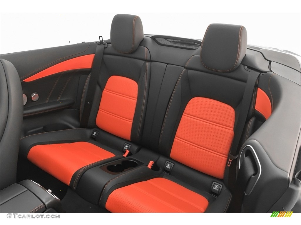 2018 Mercedes-Benz C 63 S AMG Cabriolet Rear Seat Photo #125984106