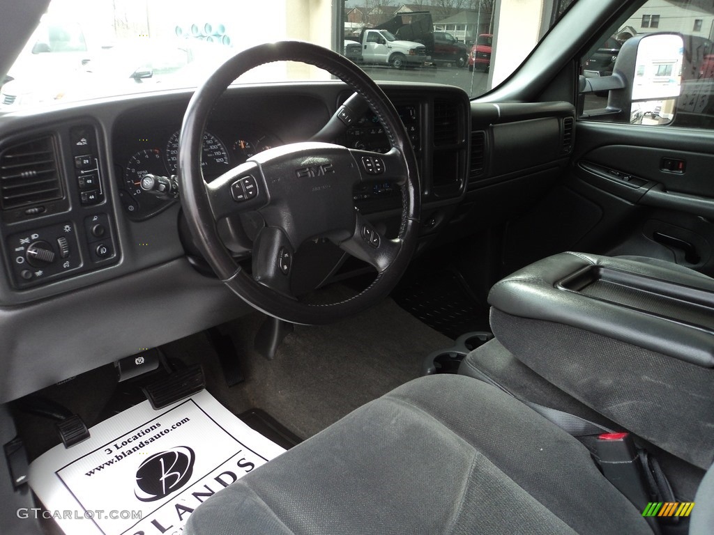 2007 Sierra 2500HD Classic SLE Crew Cab 4x4 - Steel Gray Metallic / Dark Charcoal photo #6