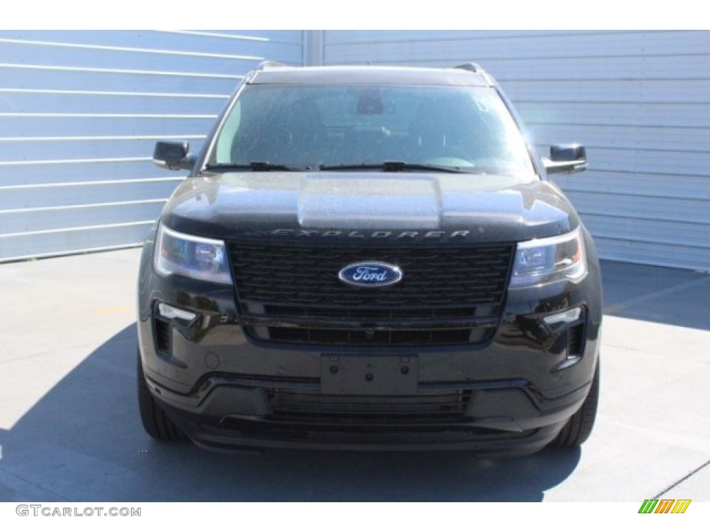 2018 Explorer Sport 4WD - Shadow Black / Ebony Black photo #2