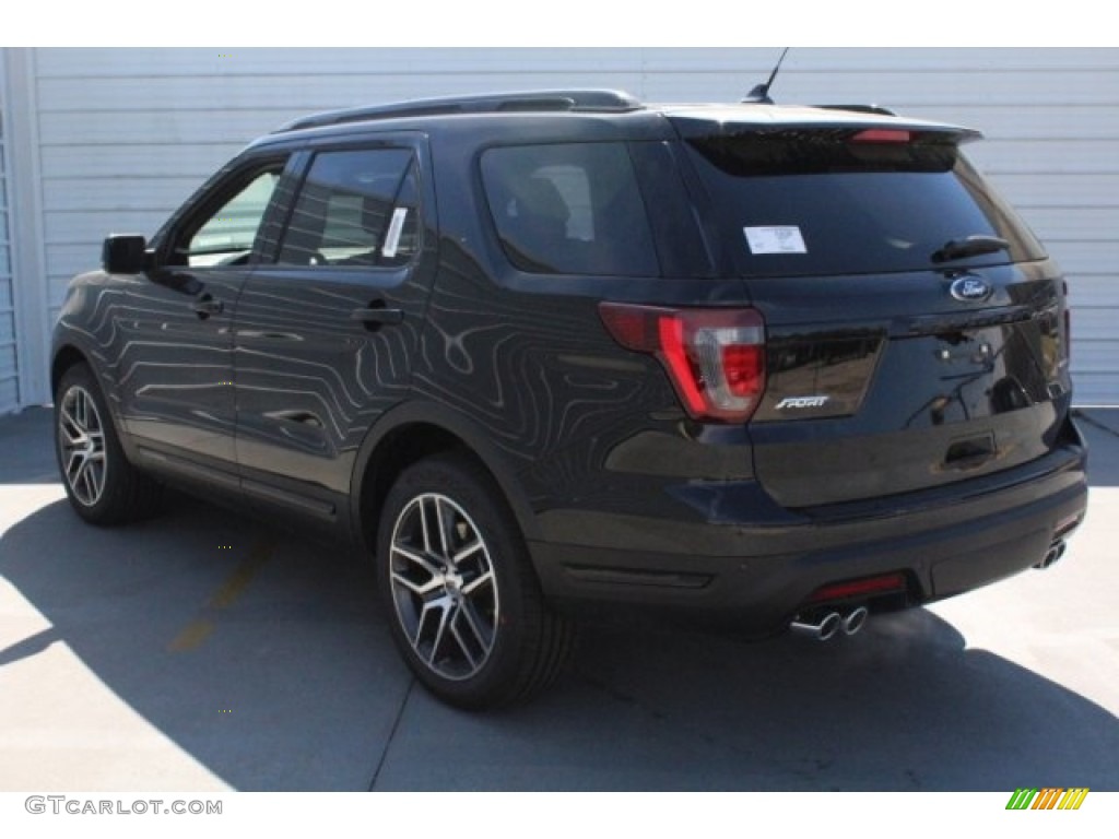 2018 Explorer Sport 4WD - Shadow Black / Ebony Black photo #7