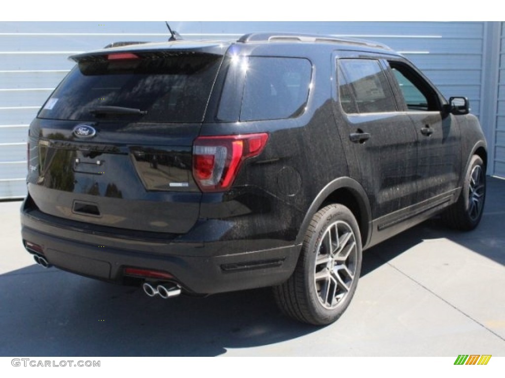 2018 Explorer Sport 4WD - Shadow Black / Ebony Black photo #9