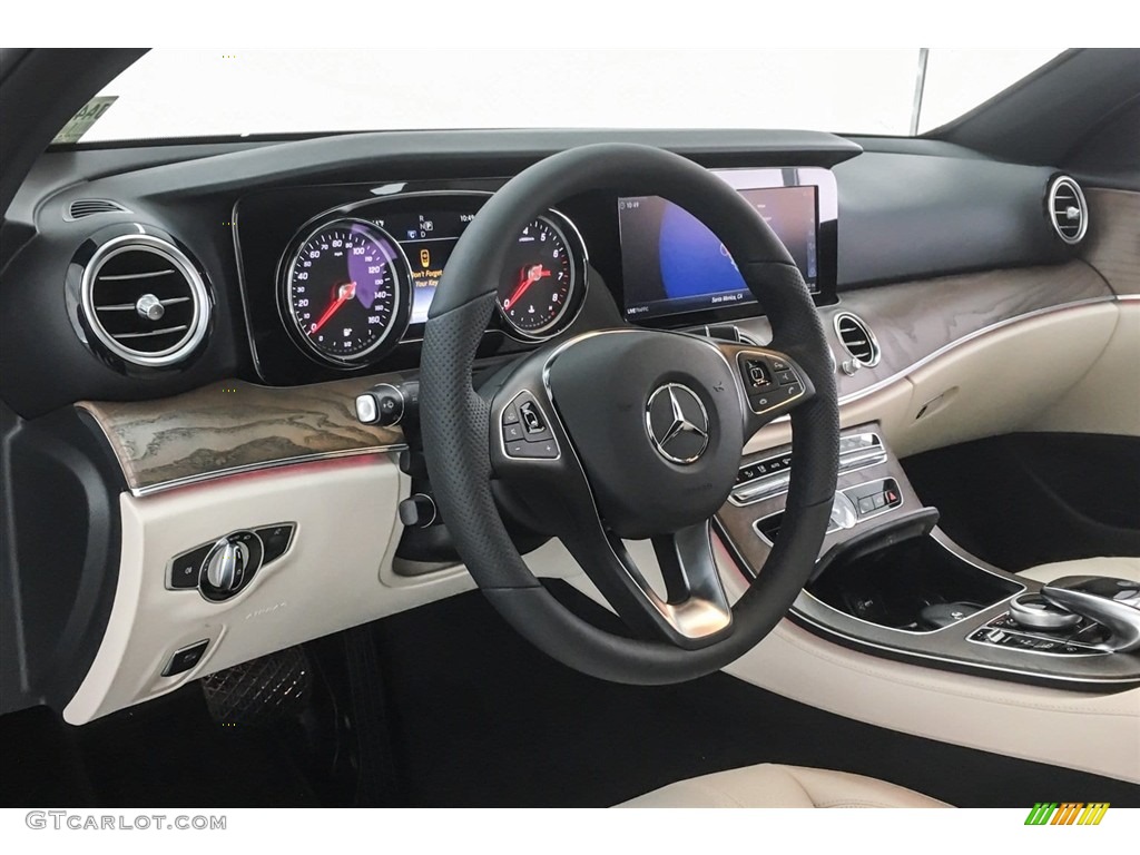 2018 E 300 Sedan - Lunar Blue Metallic / Macchiato Beige/Black photo #5