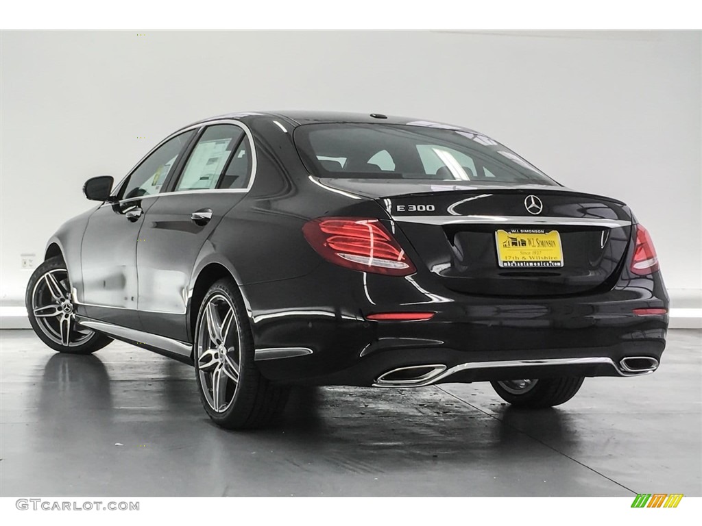 2018 E 300 Sedan - Black / Black photo #3