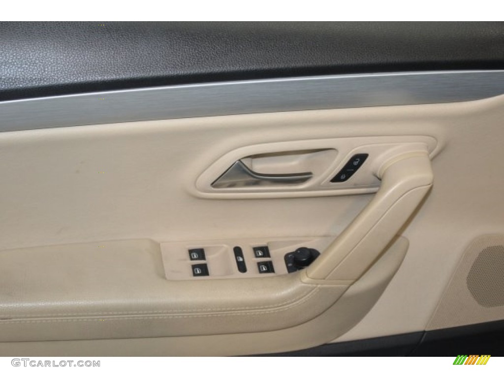 2013 CC Sport Plus - Deep Black Metallic / Desert Beige/Black photo #14
