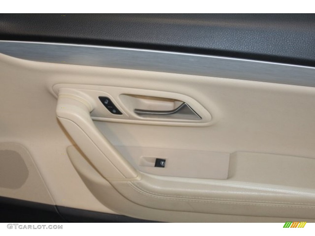 2013 CC Sport Plus - Deep Black Metallic / Desert Beige/Black photo #36