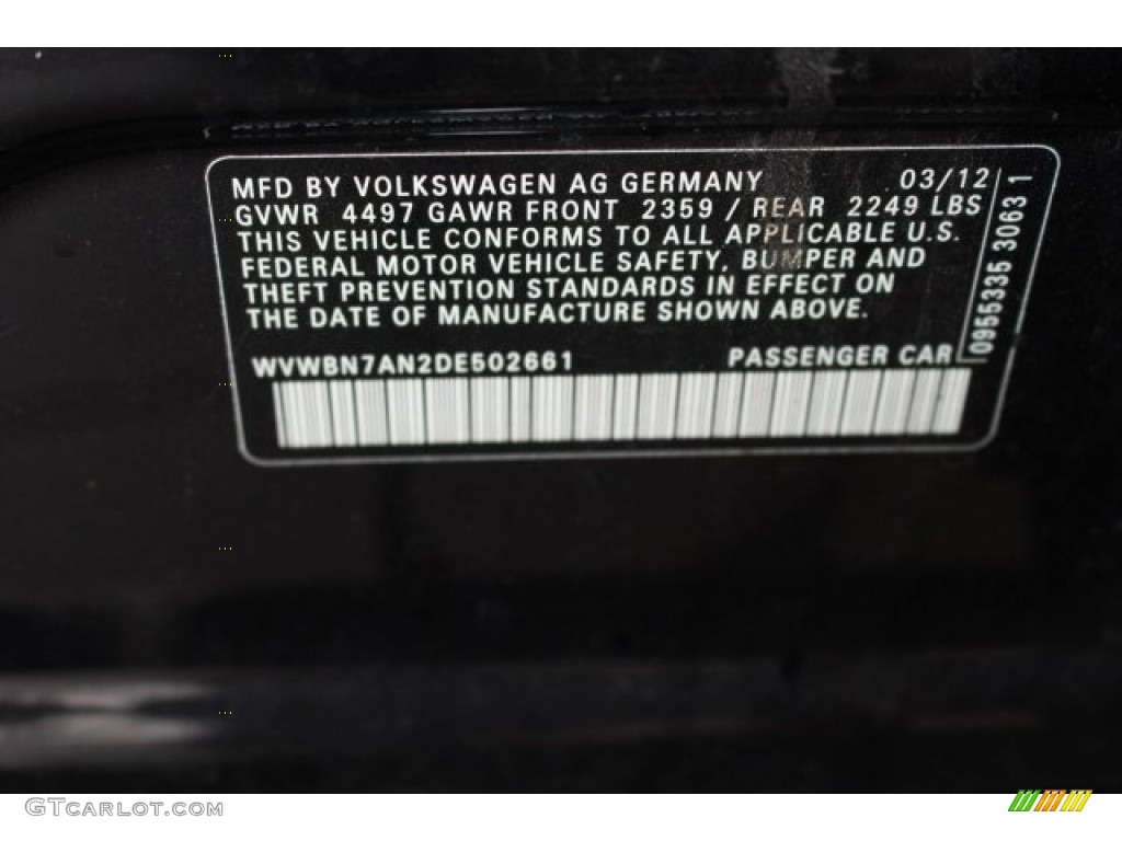 2013 CC Sport Plus - Deep Black Metallic / Desert Beige/Black photo #40