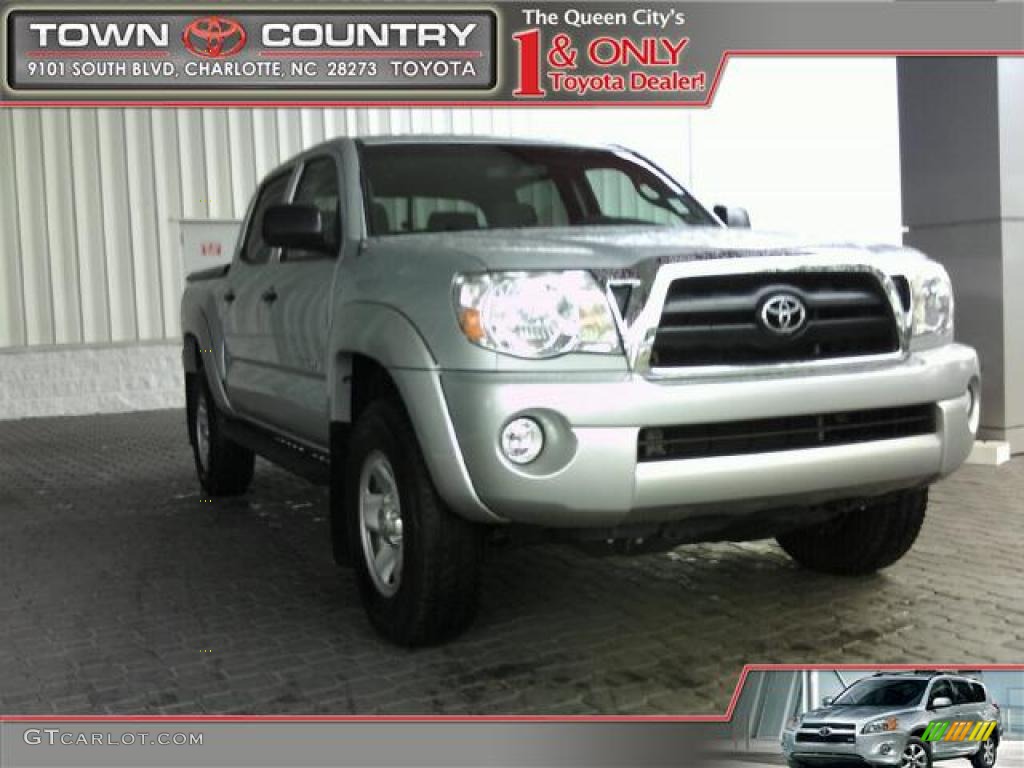 2006 Tacoma Double Cab 4x4 - Silver Streak Mica / Graphite Gray photo #1