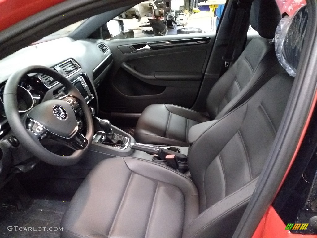 Titan Black Interior 2018 Volkswagen Jetta SE Sport Photo #125987838