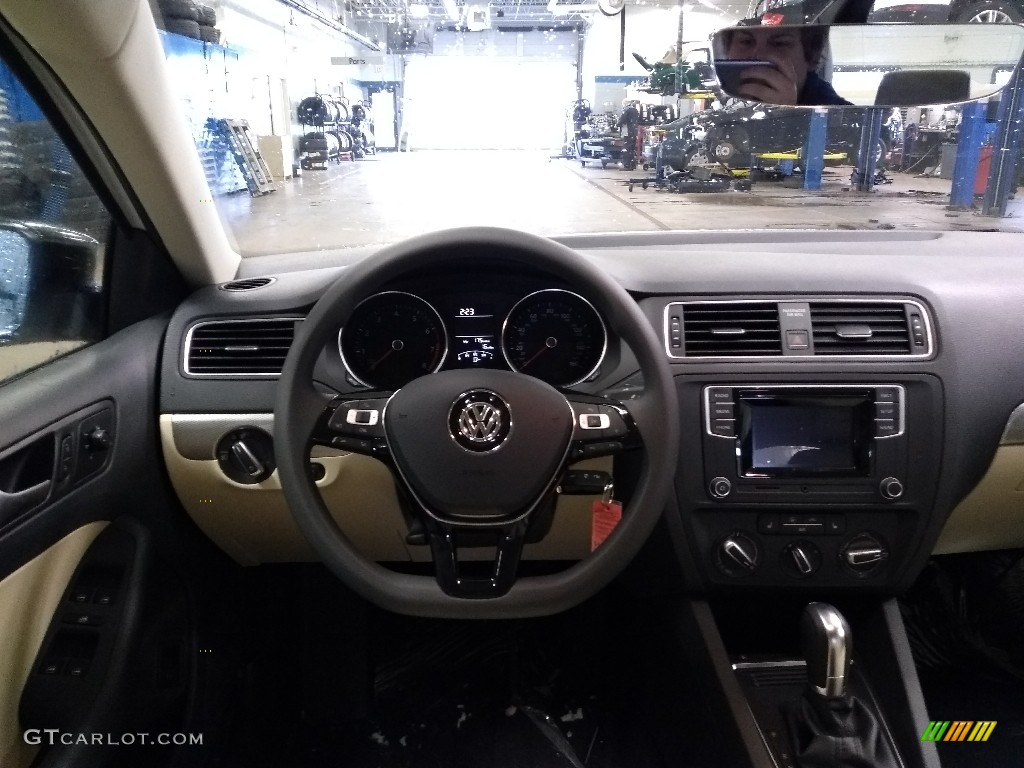 2018 Jetta Wolfsburg Edition - Pure White / Cornsilk Beige photo #4