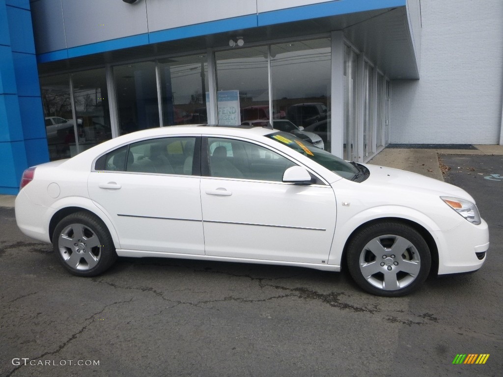 2008 Aura XE 3.5 - Cream White / Tan photo #3