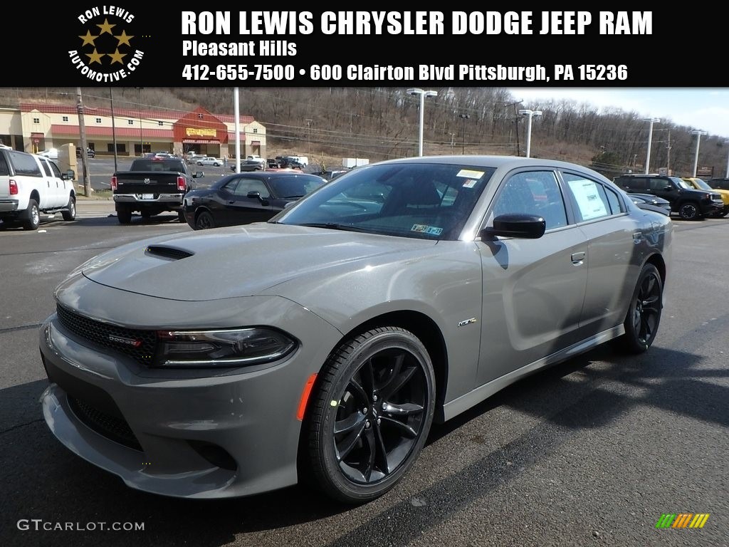 2018 Charger R/T - Destroyer Gray / Black photo #1