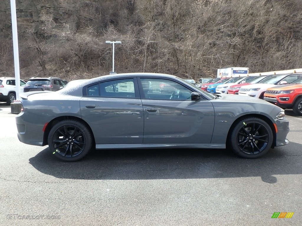 2018 Charger R/T - Destroyer Gray / Black photo #6