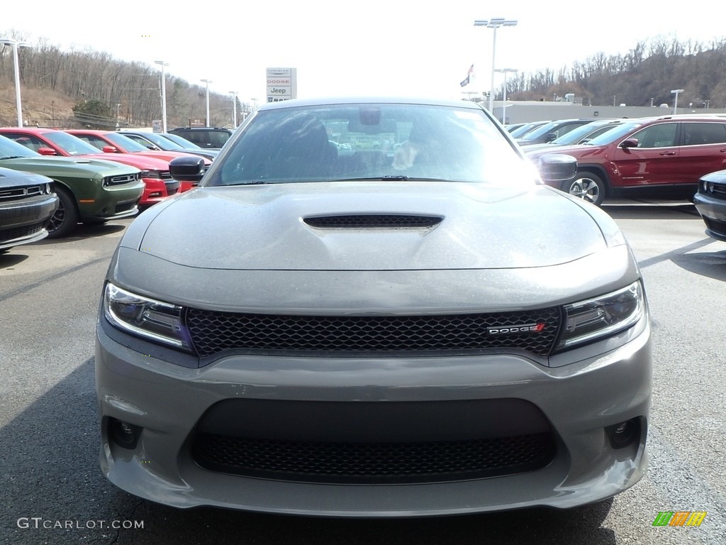 2018 Charger R/T - Destroyer Gray / Black photo #8
