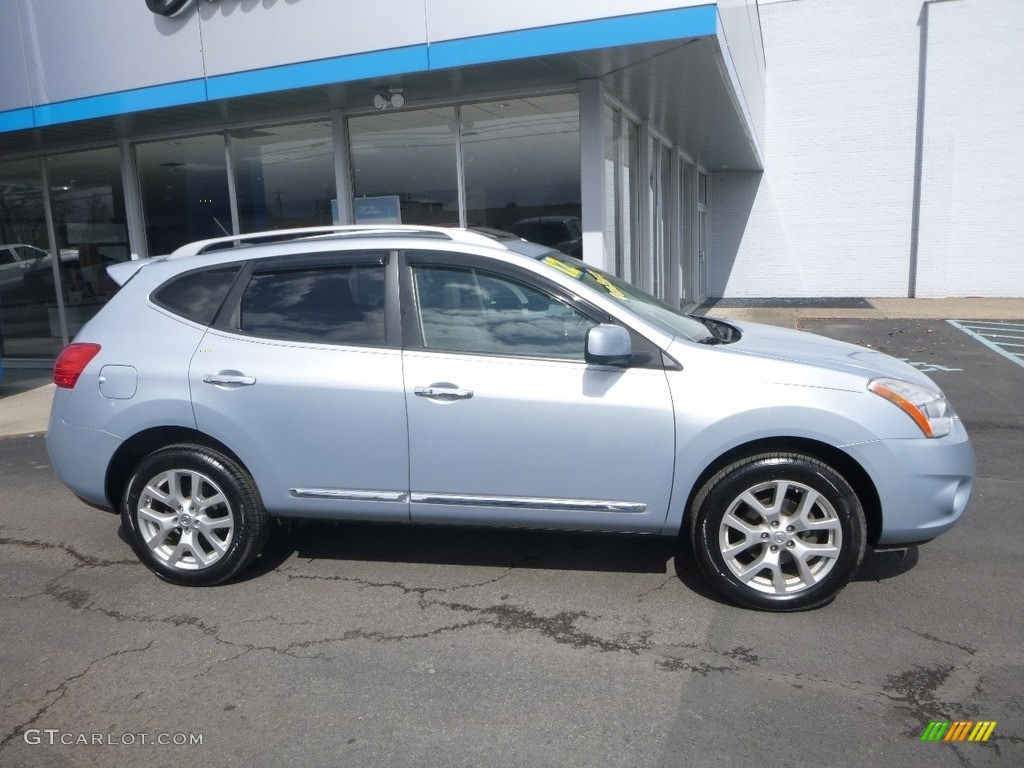 2012 Rogue SV AWD - Graphite Blue / Gray photo #3