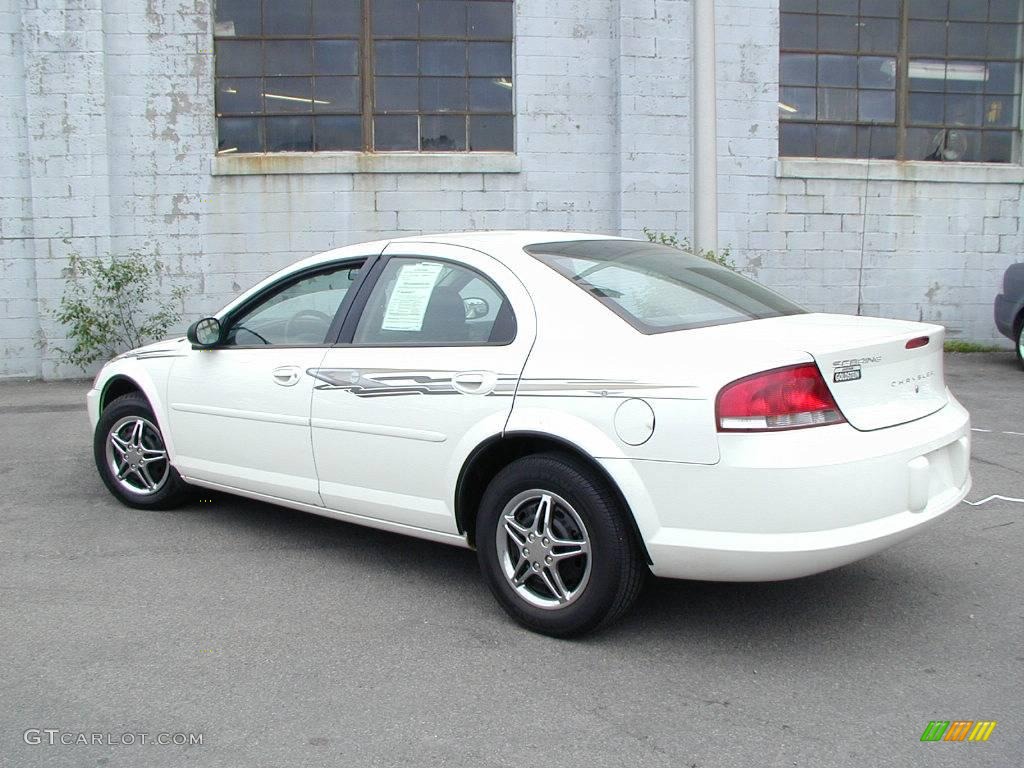 2002 Sebring LX Sedan - Stone White / Dark Slate Gray photo #3