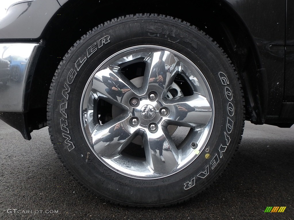 2018 1500 Big Horn Crew Cab 4x4 - Brilliant Black Crystal Pearl / Black/Diesel Gray photo #9