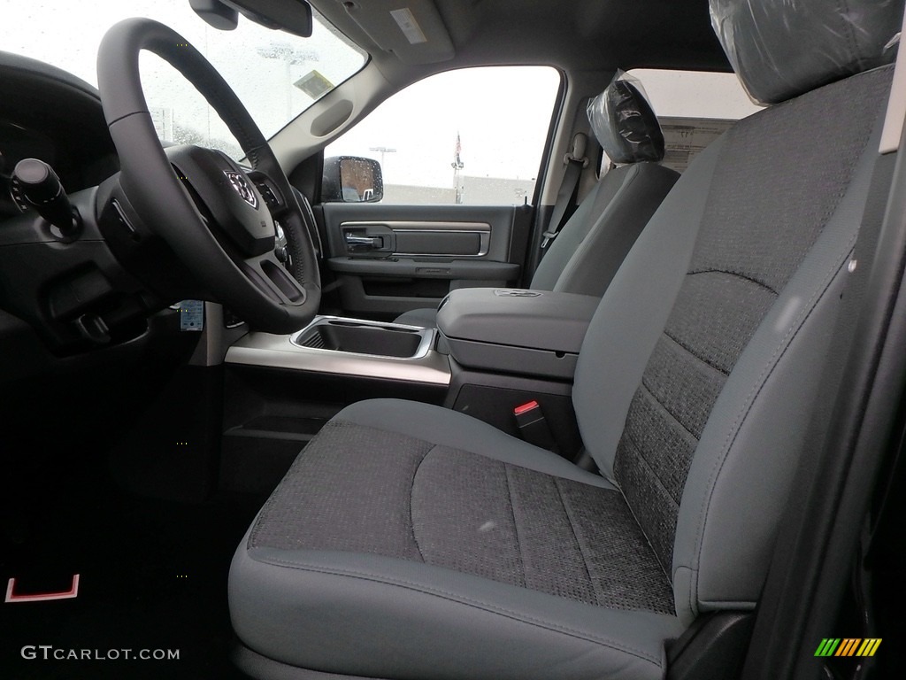 2018 1500 Big Horn Crew Cab 4x4 - Brilliant Black Crystal Pearl / Black/Diesel Gray photo #10